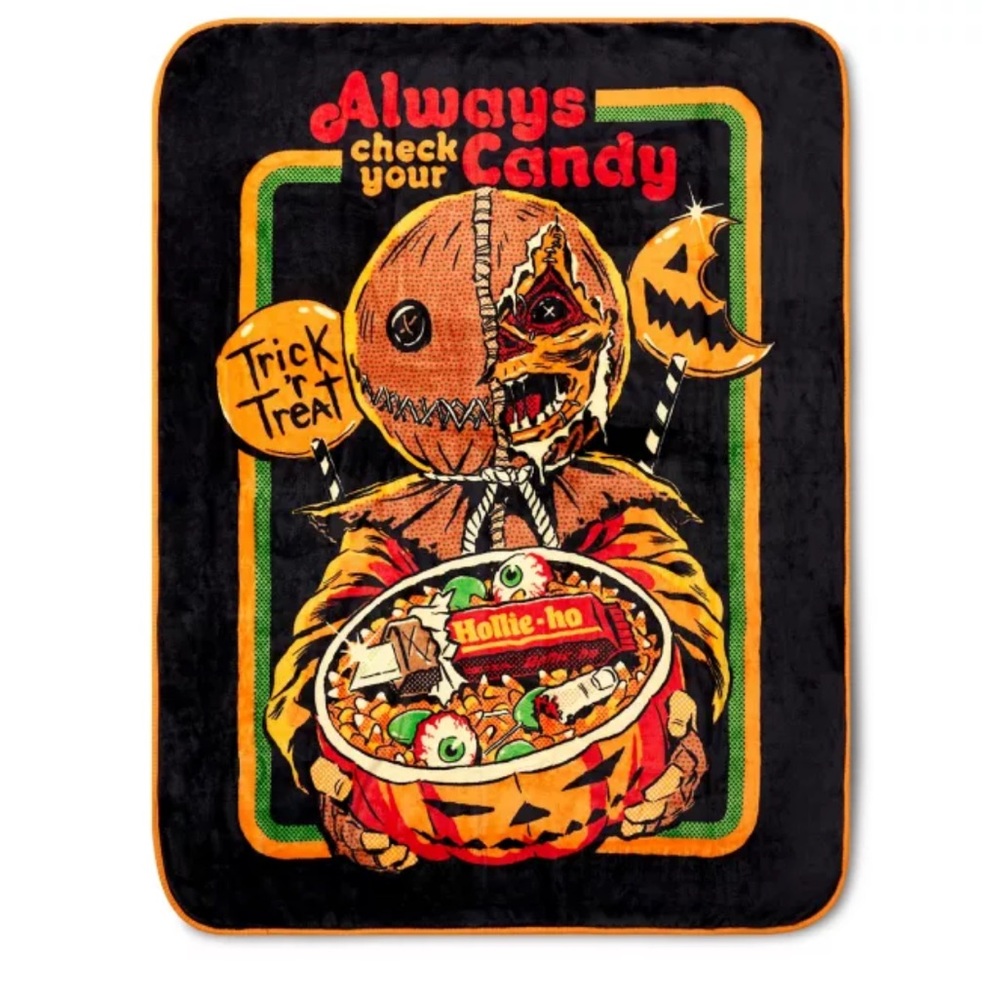 Always Check Your Candy Fleece Blanket - Trick 'r Treat